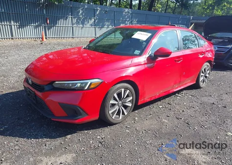 2022 Honda Civic Ex из США, поврежденный, VIN 2HGFE1F73NH311075